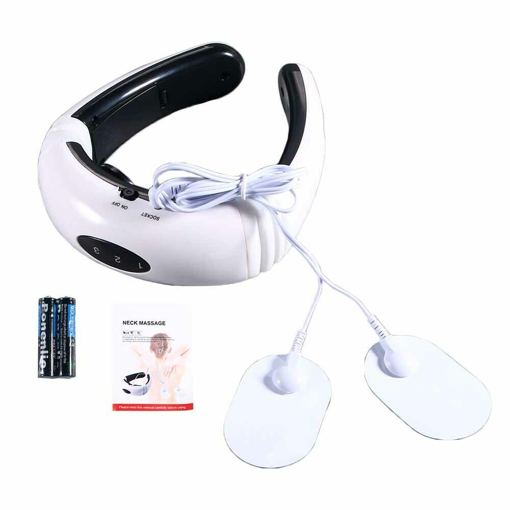 Electric Tens Unit Pulse Neck Massager Magnetic Pulse Therapy Vertebra Relax - J’adore Mi