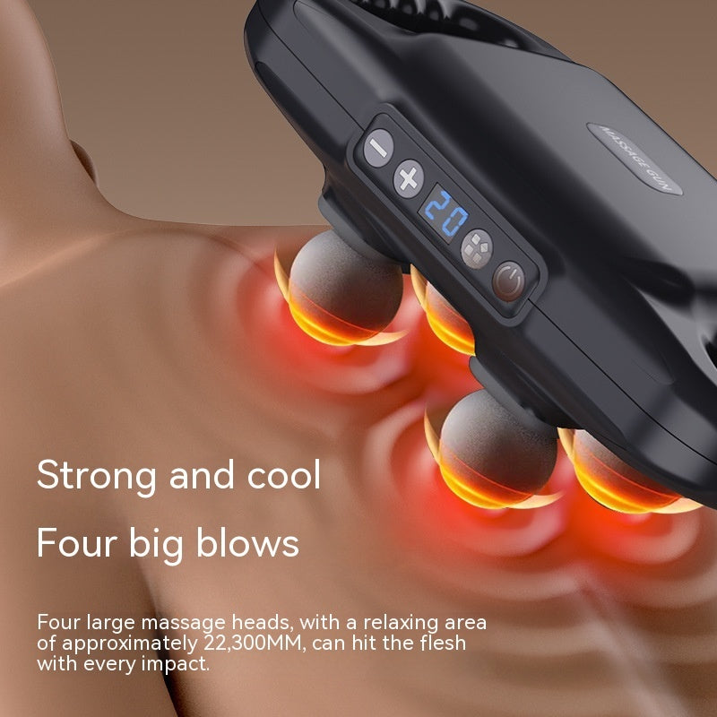 Four-Head High-Frequency Massage Gun