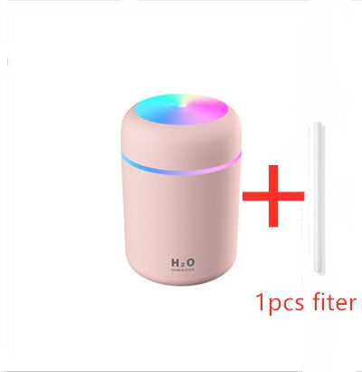 Home Car Charging Colorful Air Humidifier Usb Water Replenishment - J’adore Mi