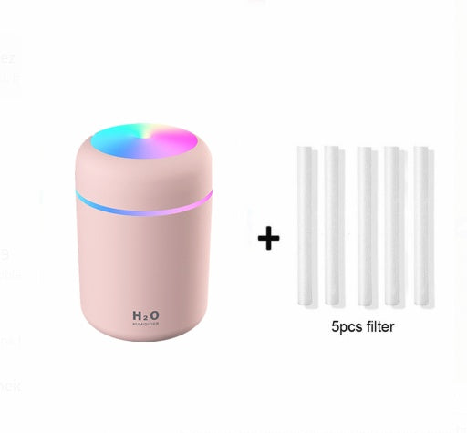 Home Car Charging Colorful Air Humidifier Usb Water Replenishment - J’adore Mi