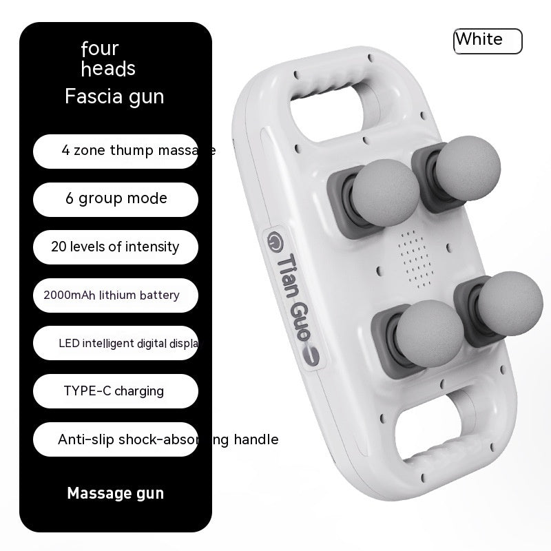 Four-Head High-Frequency Massage Gun