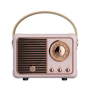 New Bluetooth Speaker Retro Mini Portable Audio Card Radio Wireless Computer Smart Gift - J’adore Mi